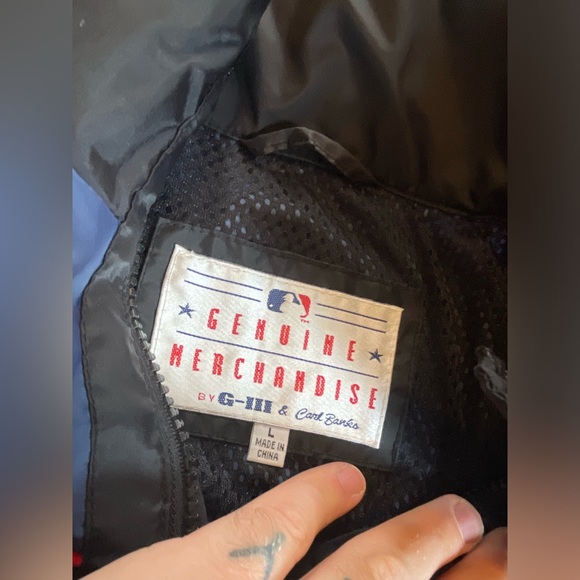 90s Cleveland Indians Windbreaker jacket rare vintage Carl banks g-iii starter - Picture 4 of 7